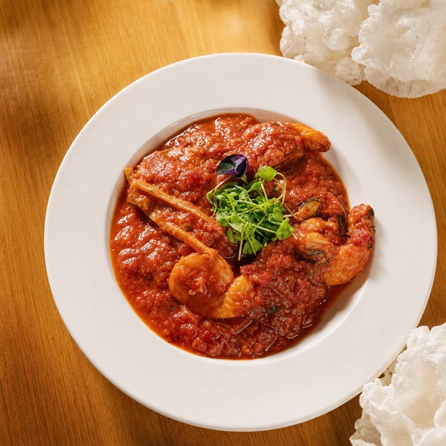 Shrimp Vindaloo.